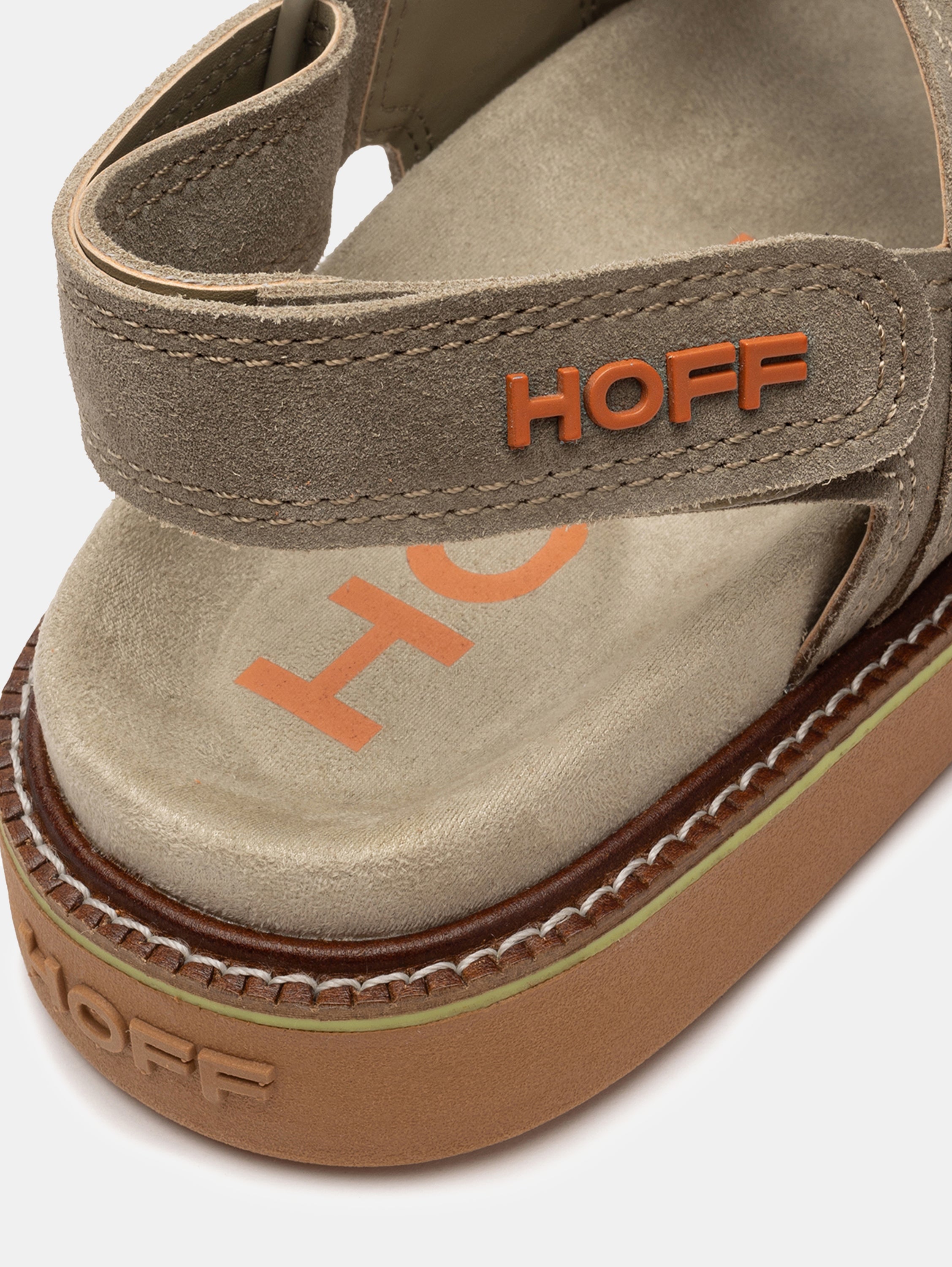 Sandal Leather Road Khaki