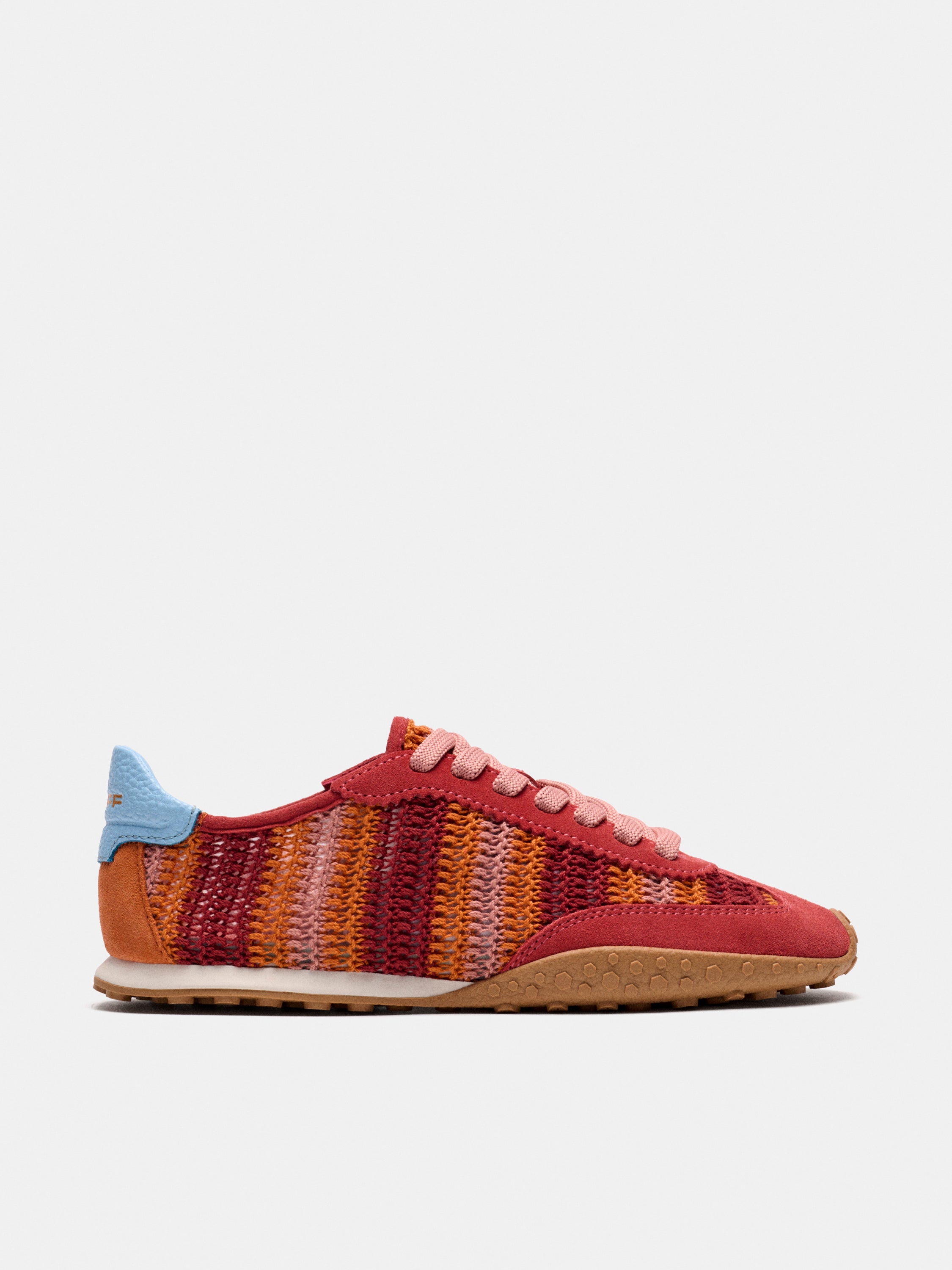 Sneakers for woman BRIDGE WOVEN CORAL by HOFF