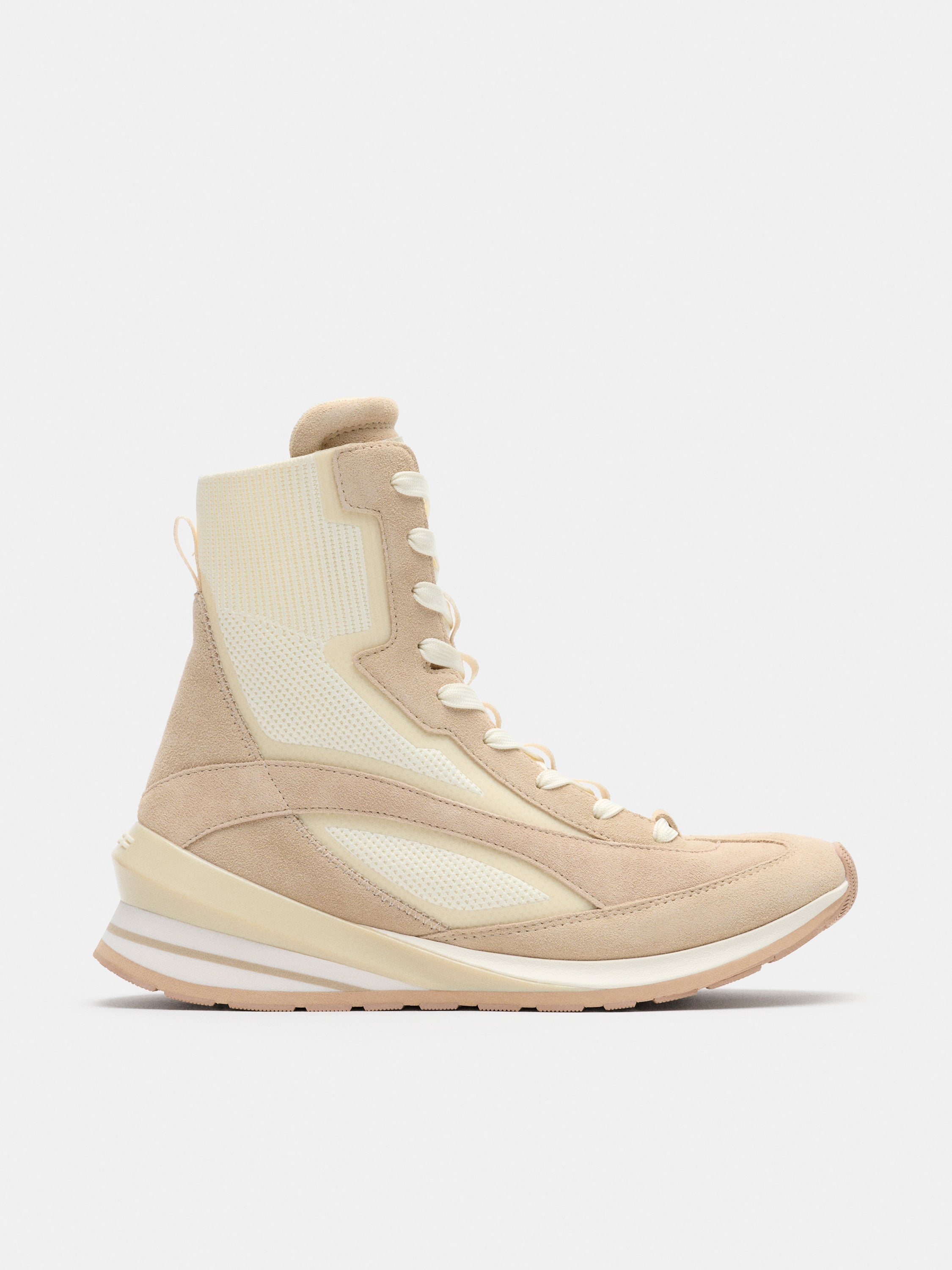 SEVEN HIGHTOP RUNNER BEIGE
