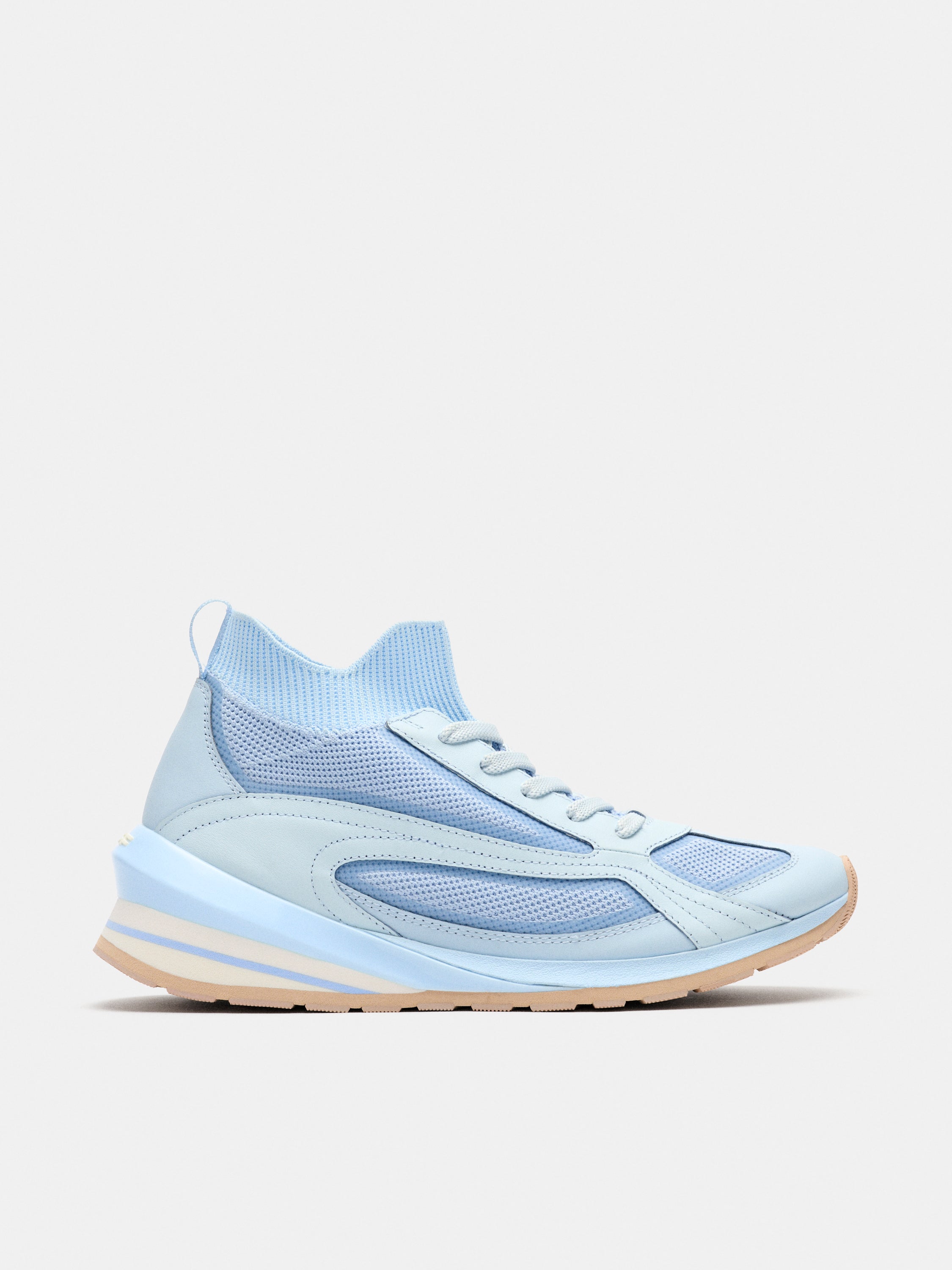 SEVEN FLYKNIT RUNNER LIGHT BLUE