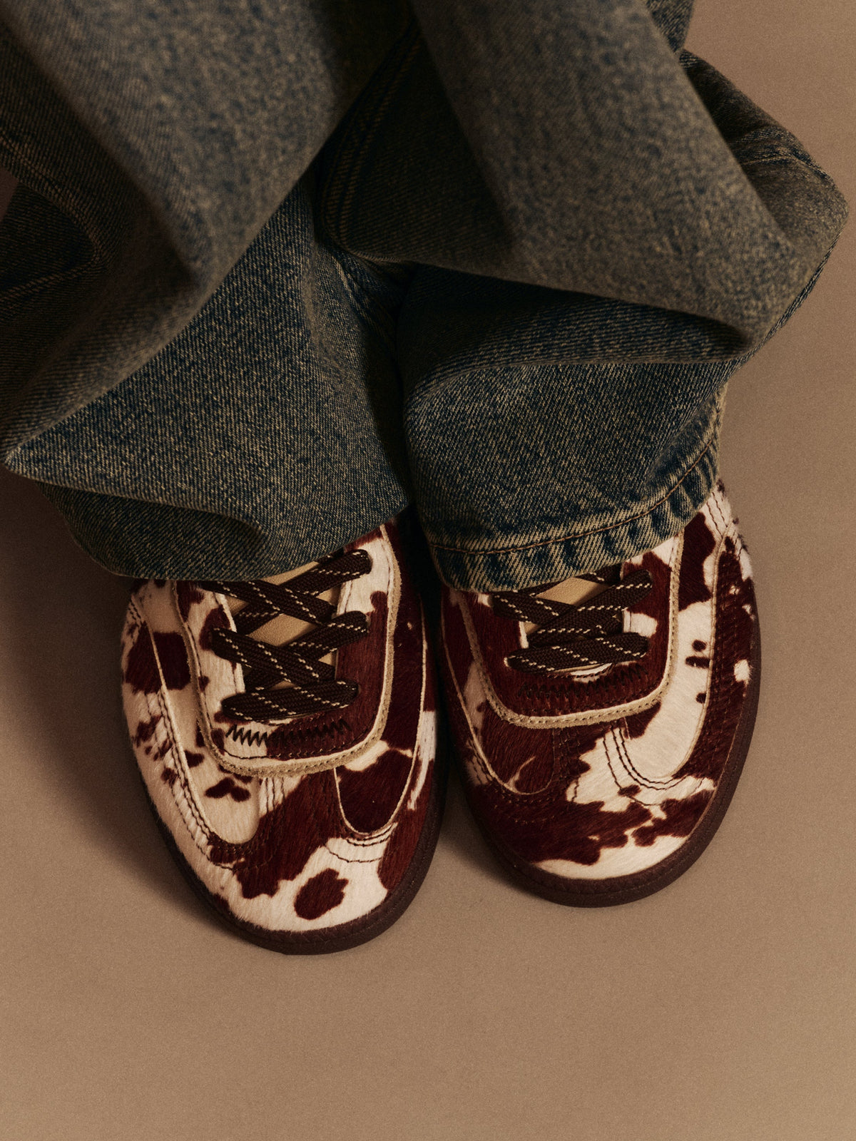 Park Cow Print Brown