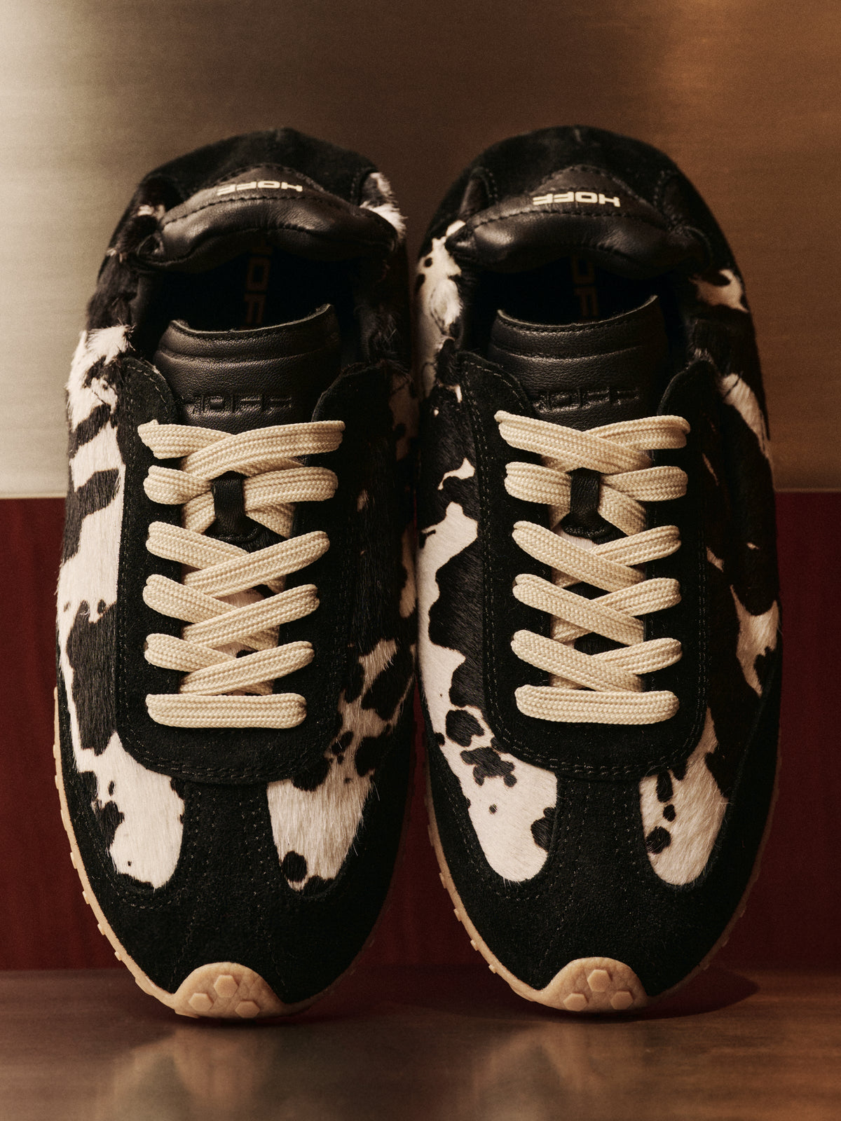 Bridge Cow Print Black