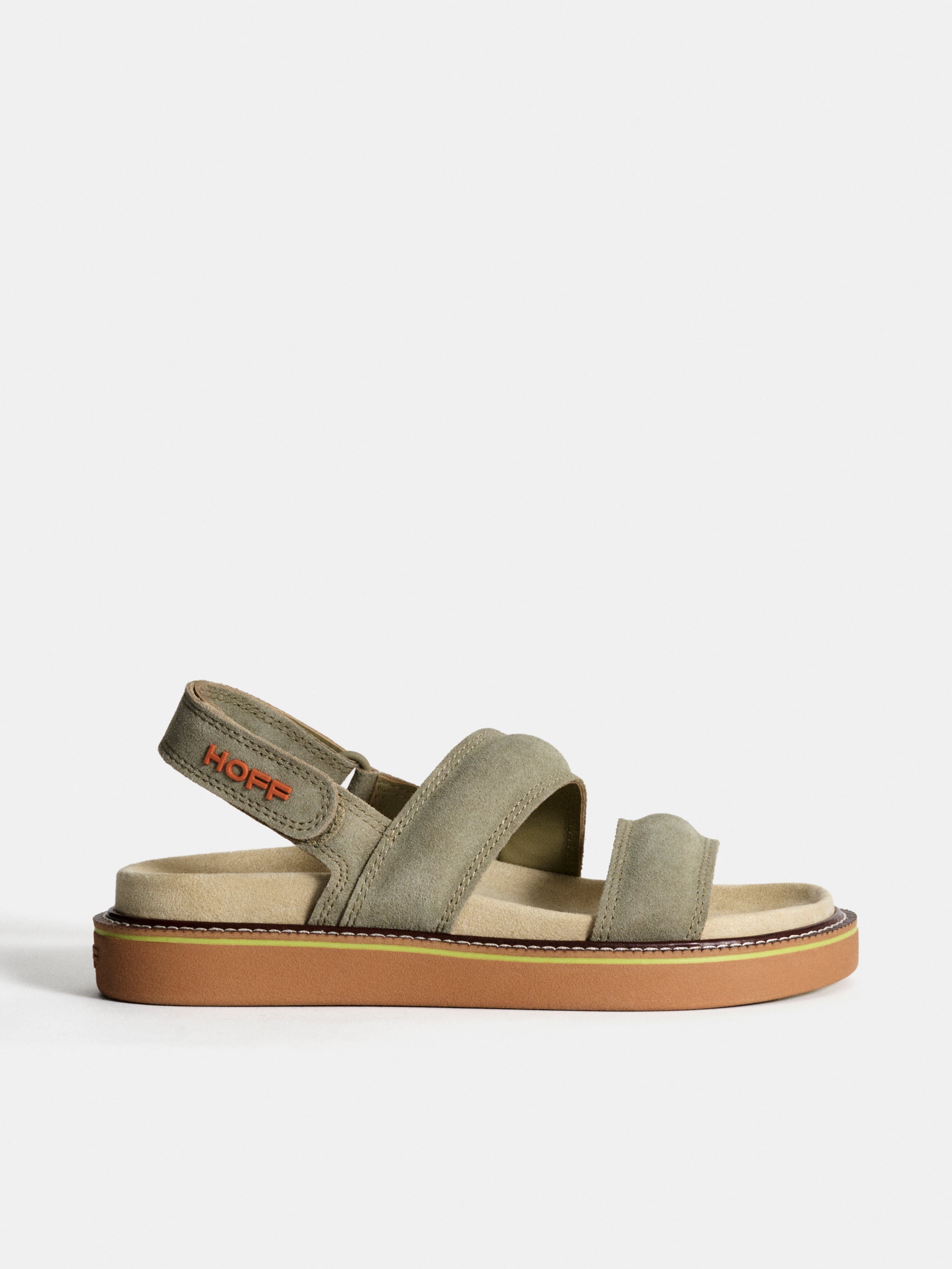 Sandal Leather Road Khaki