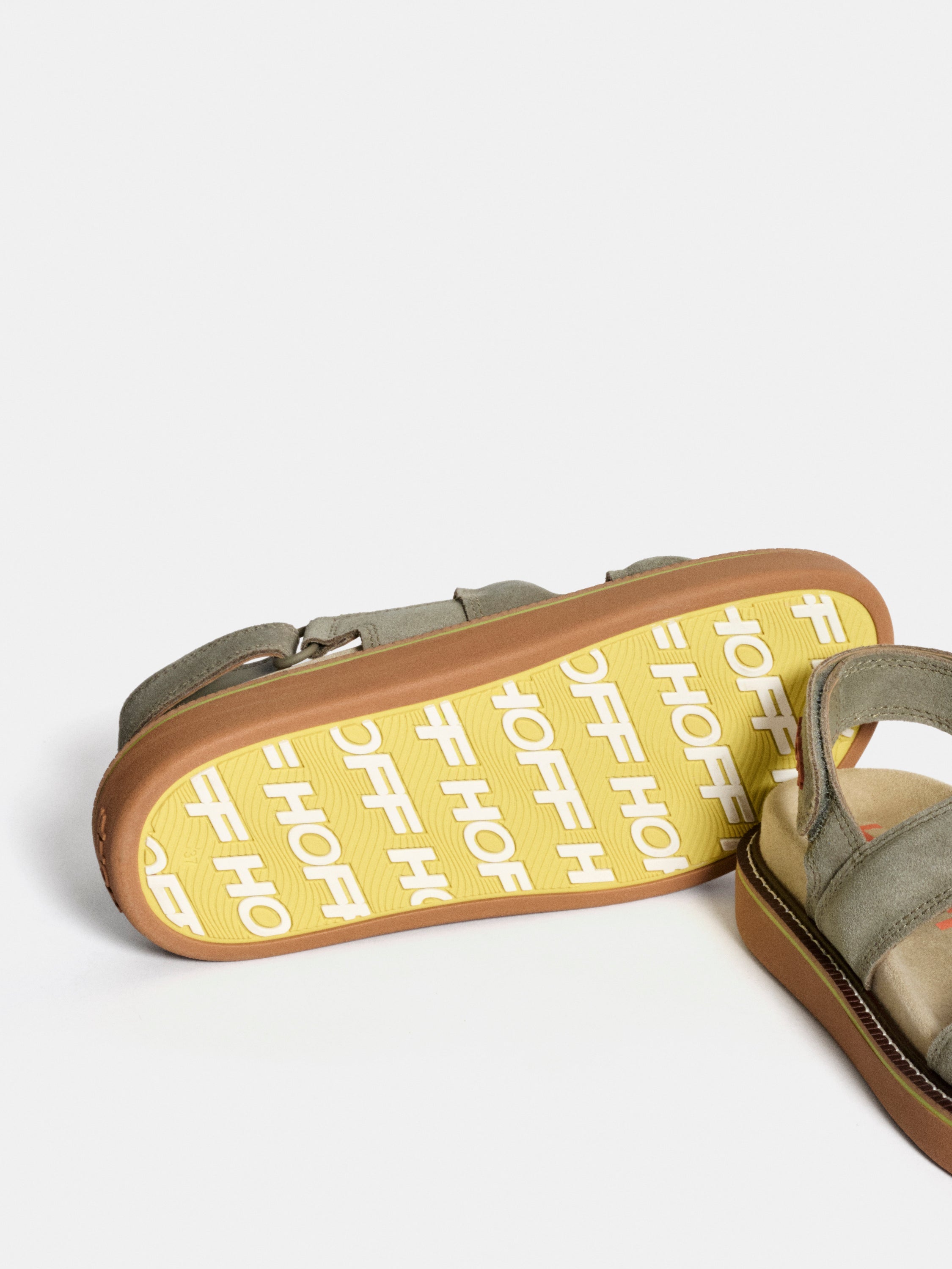 Sandal Leather Road Khaki