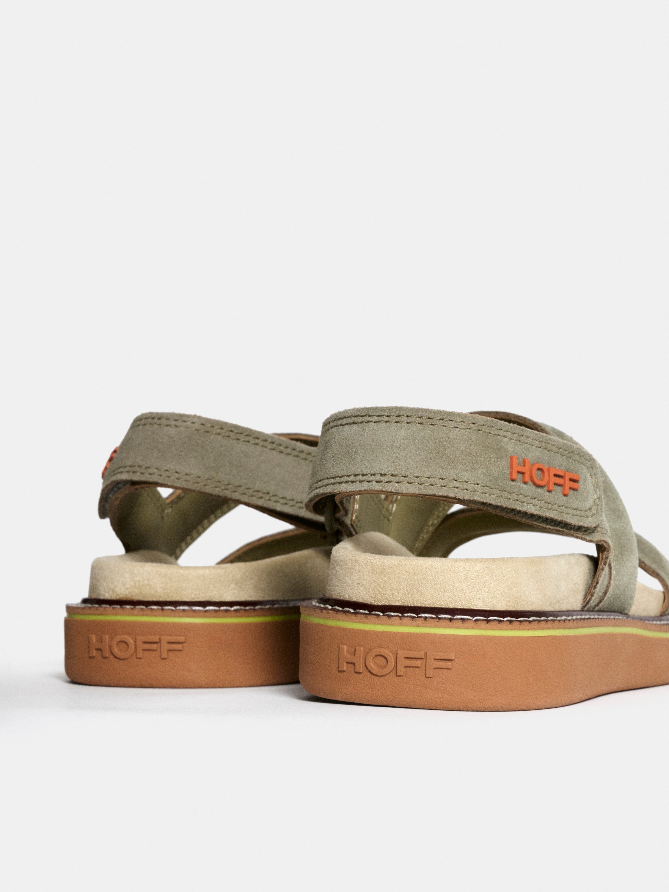Sandal Leather Road Khaki
