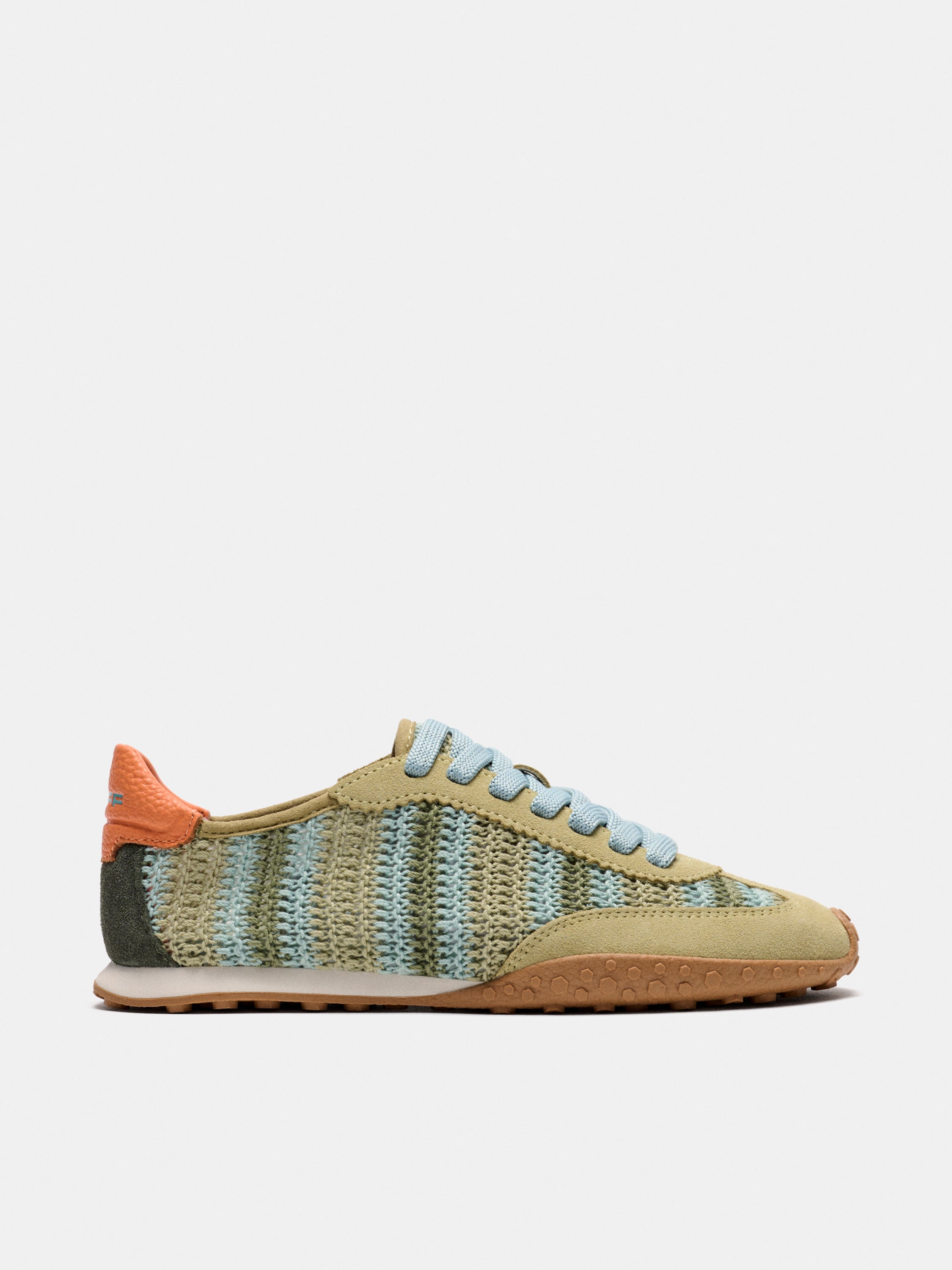 beautiful people ロゴタンク Sneakers for woman BRIDGE SATIN TERRACOTTA by HOFF