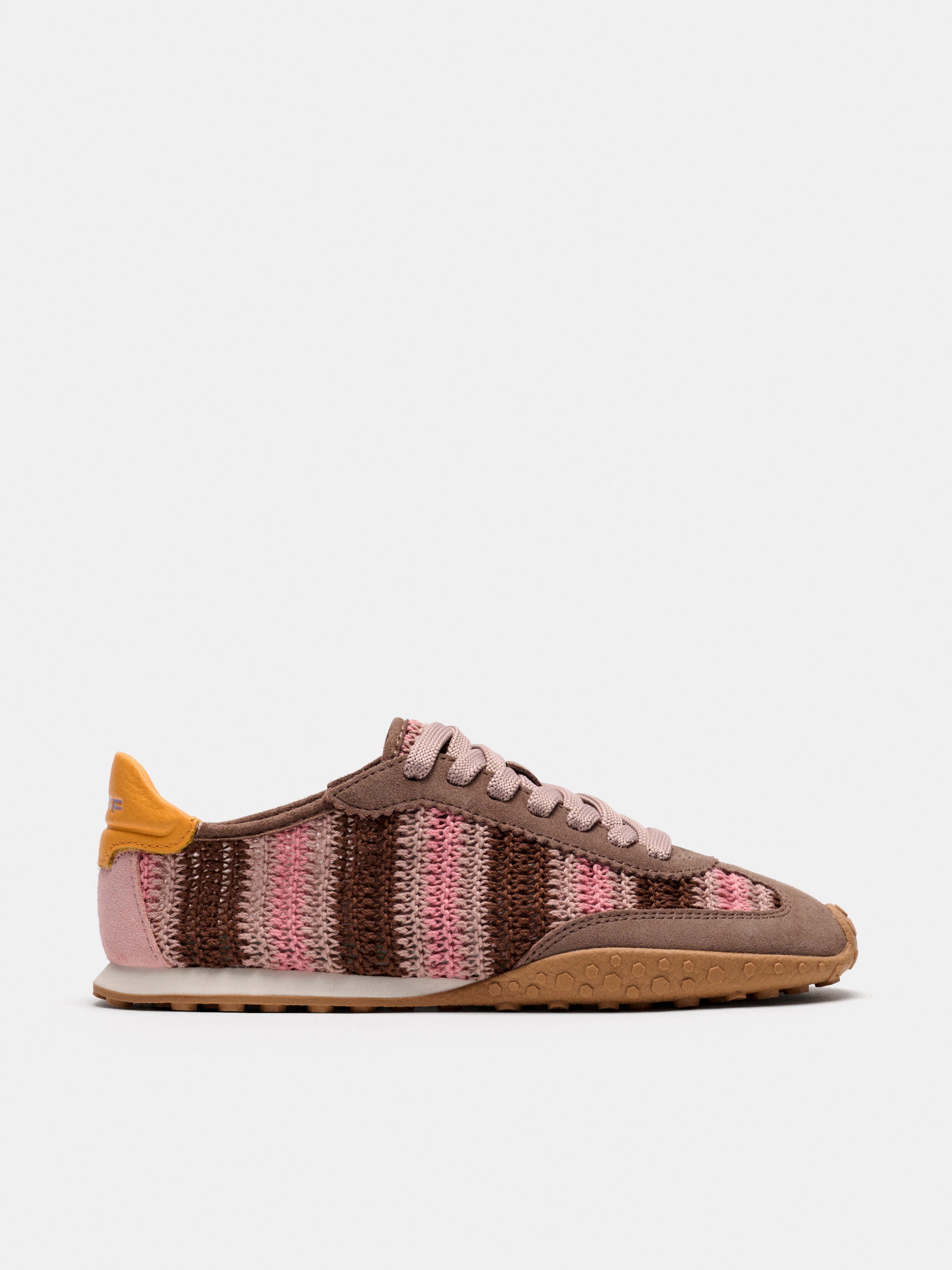 Sneakers for woman BRIDGE WOVEN BROWN by HOFF