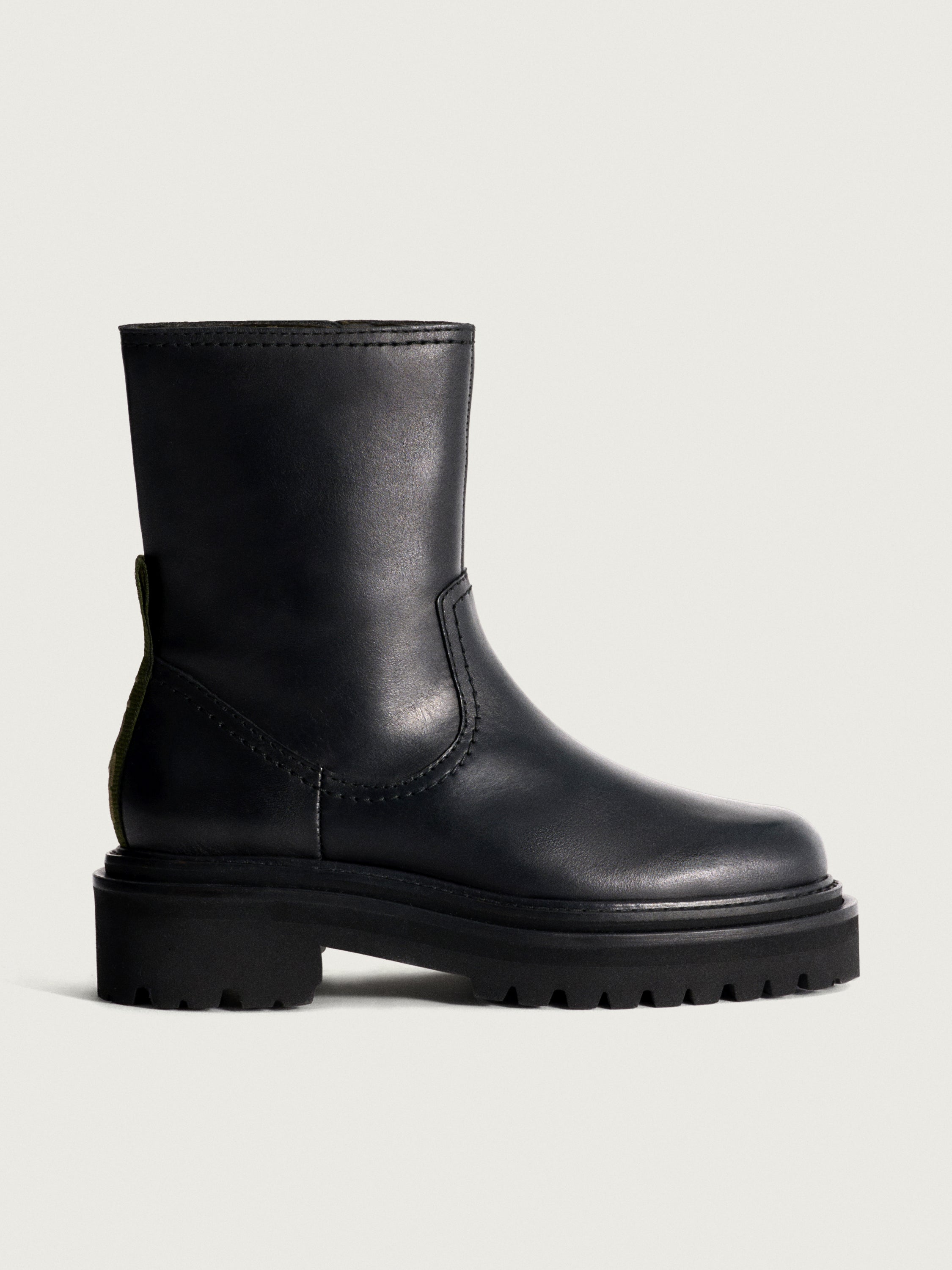 OFFICE BLACK LEATHER BOOT