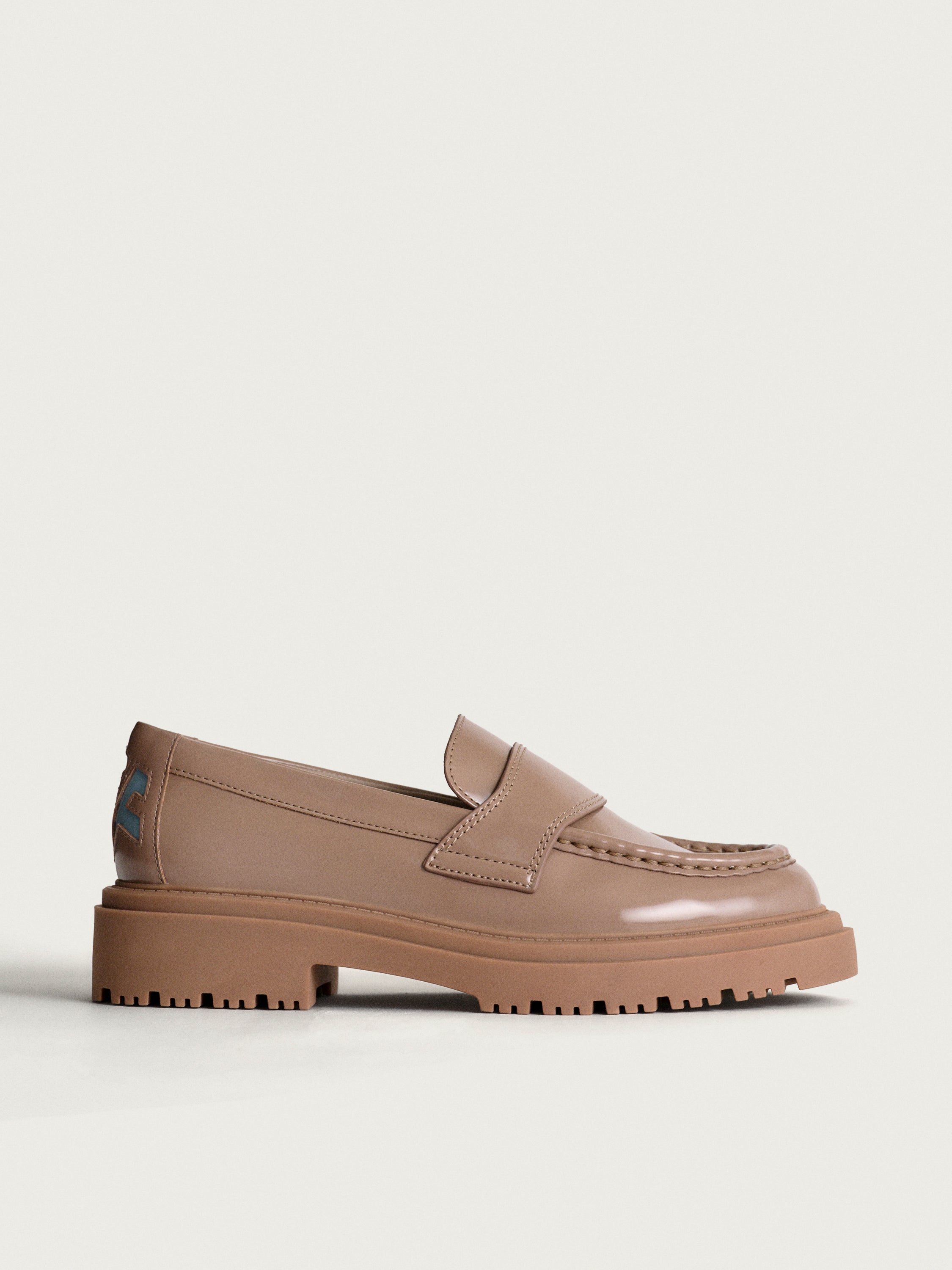 SCHOOL TAUPE LOAFER