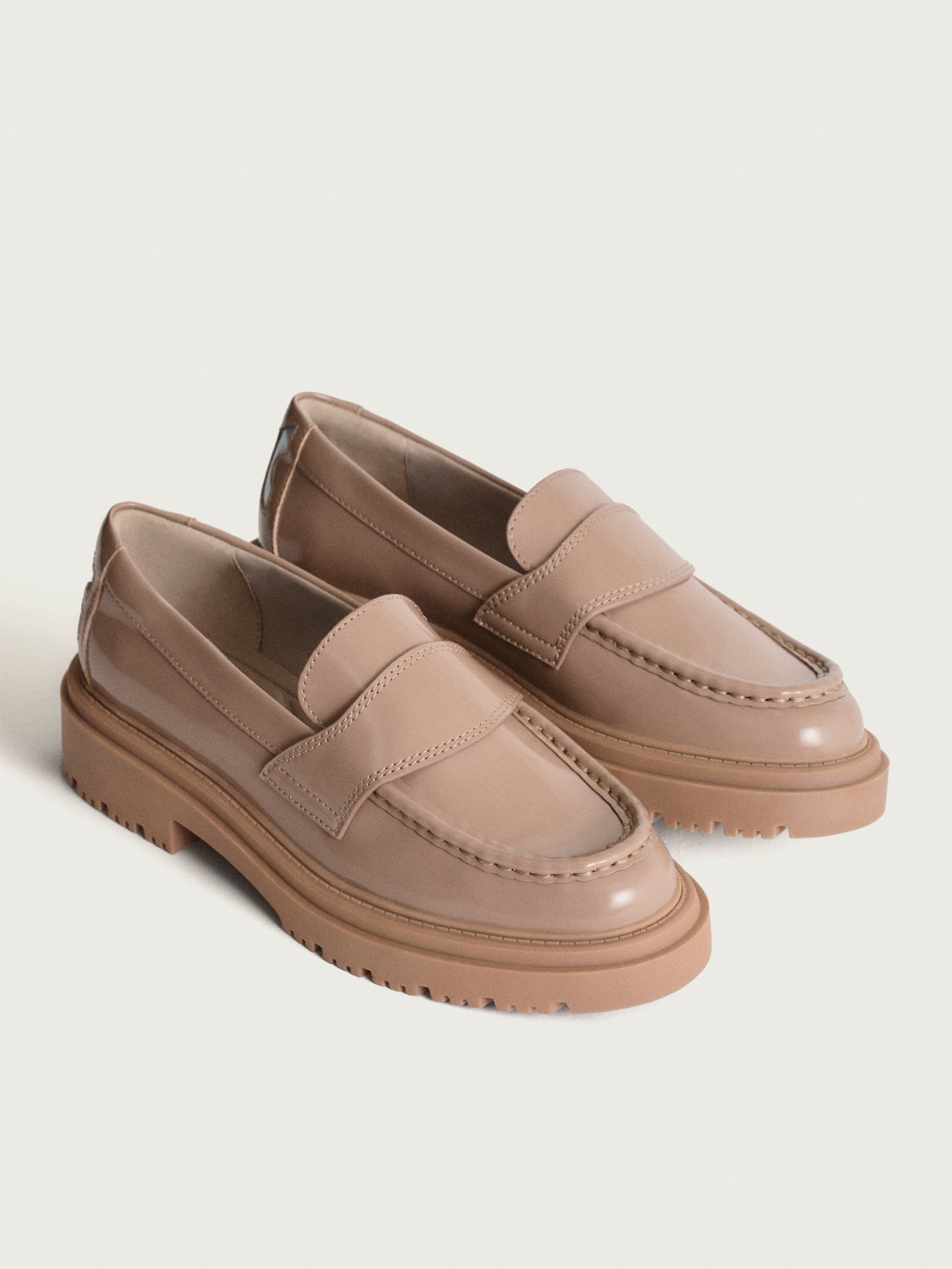 SCHOOL TAUPE LOAFER