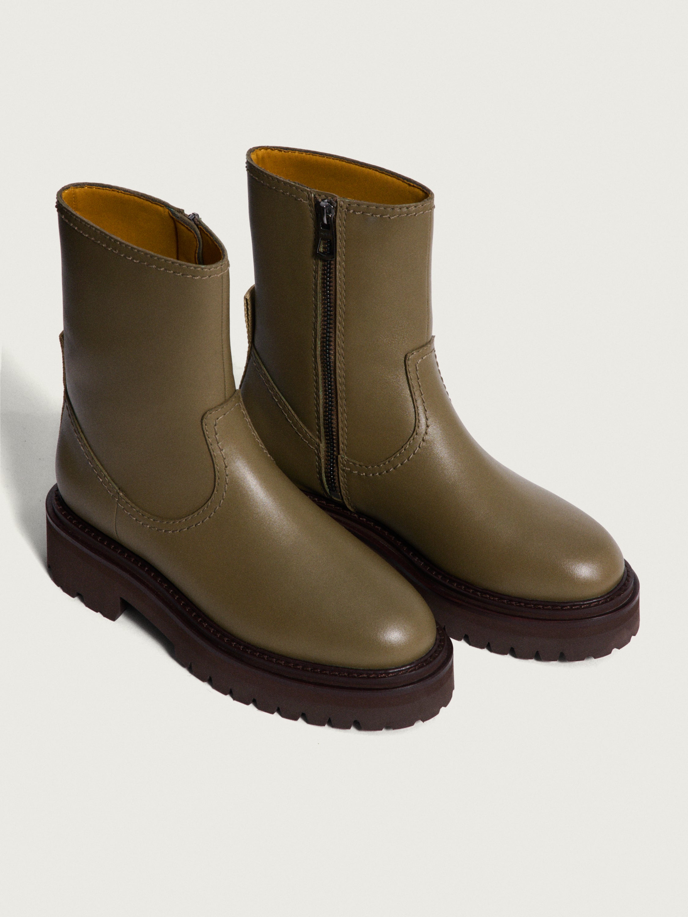 BOTA PIEL OFFICE MILITARE