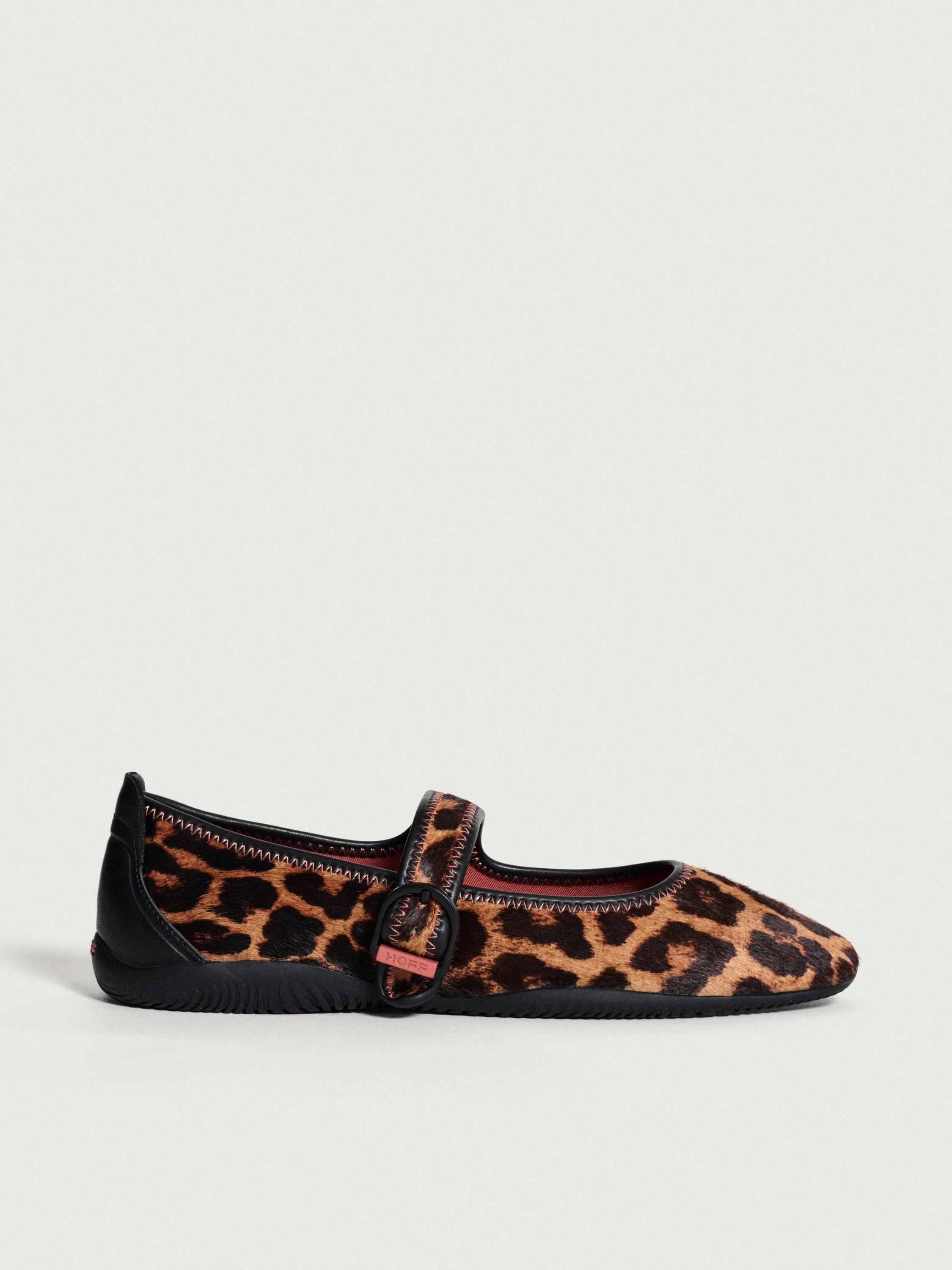 SCALA ANIMAL PRINT BROWN MARY JANE