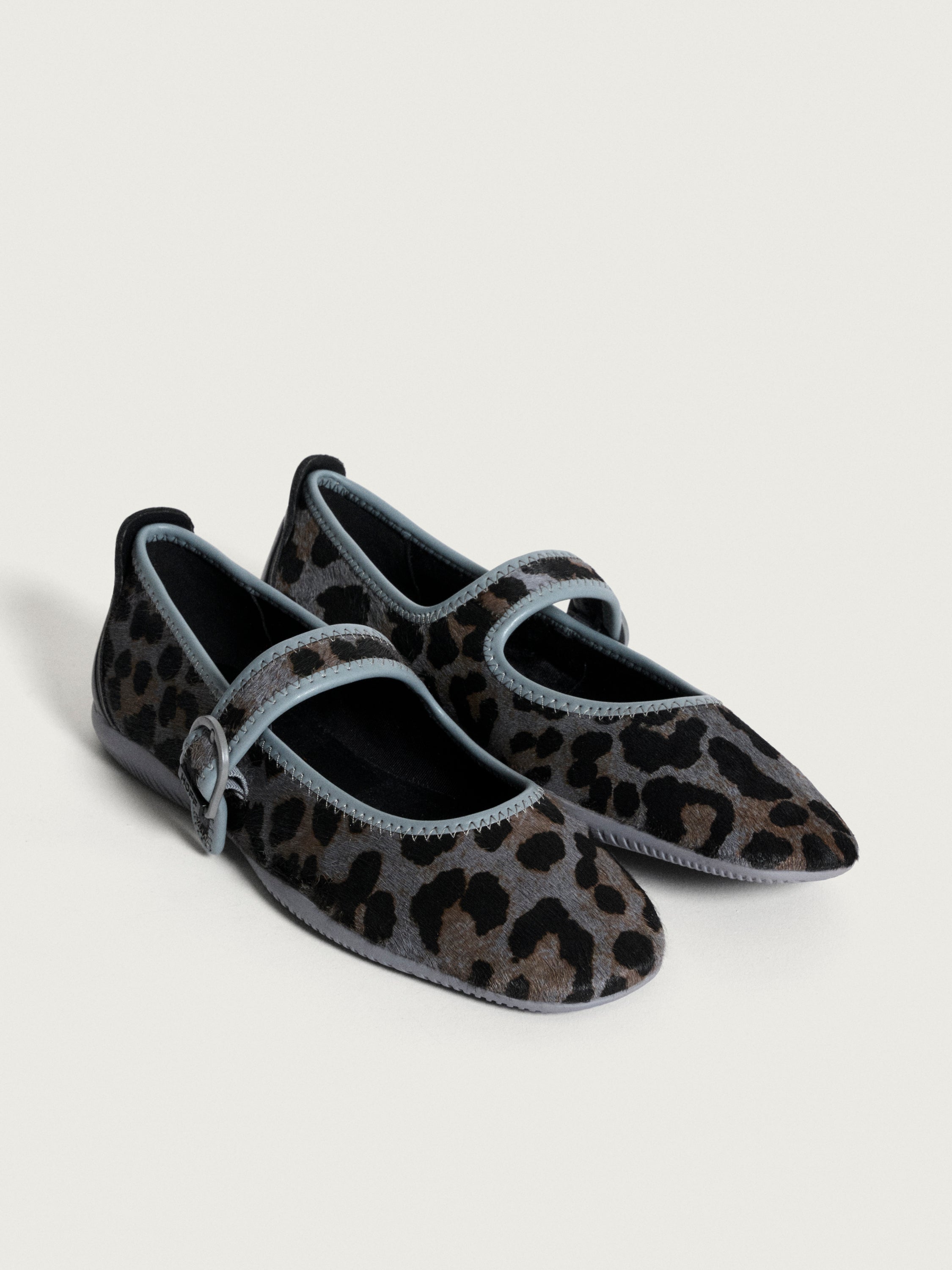 SCALA ANIMAL PRINT GRAY MARY JANE