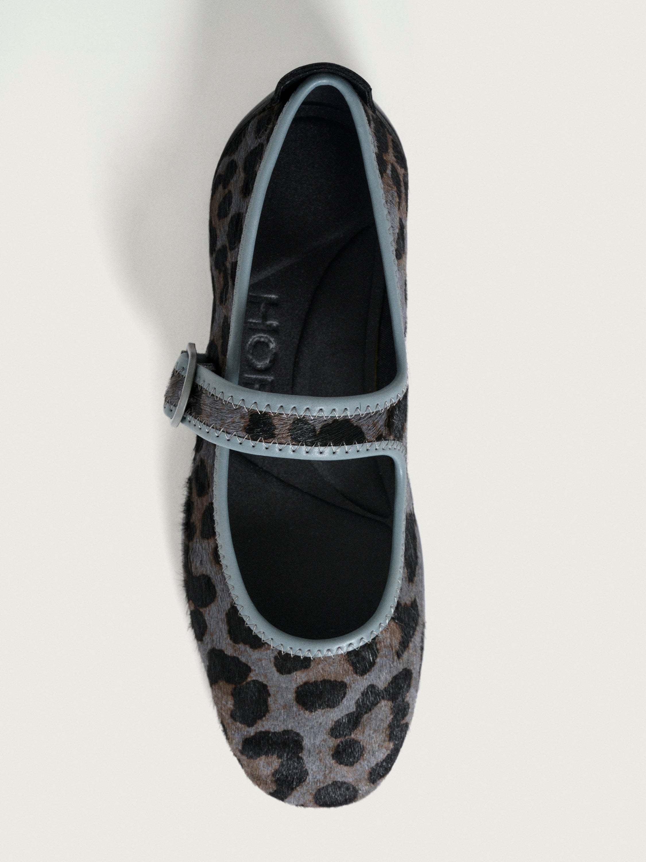 SCALA ANIMAL PRINT GRAY MARY JANE