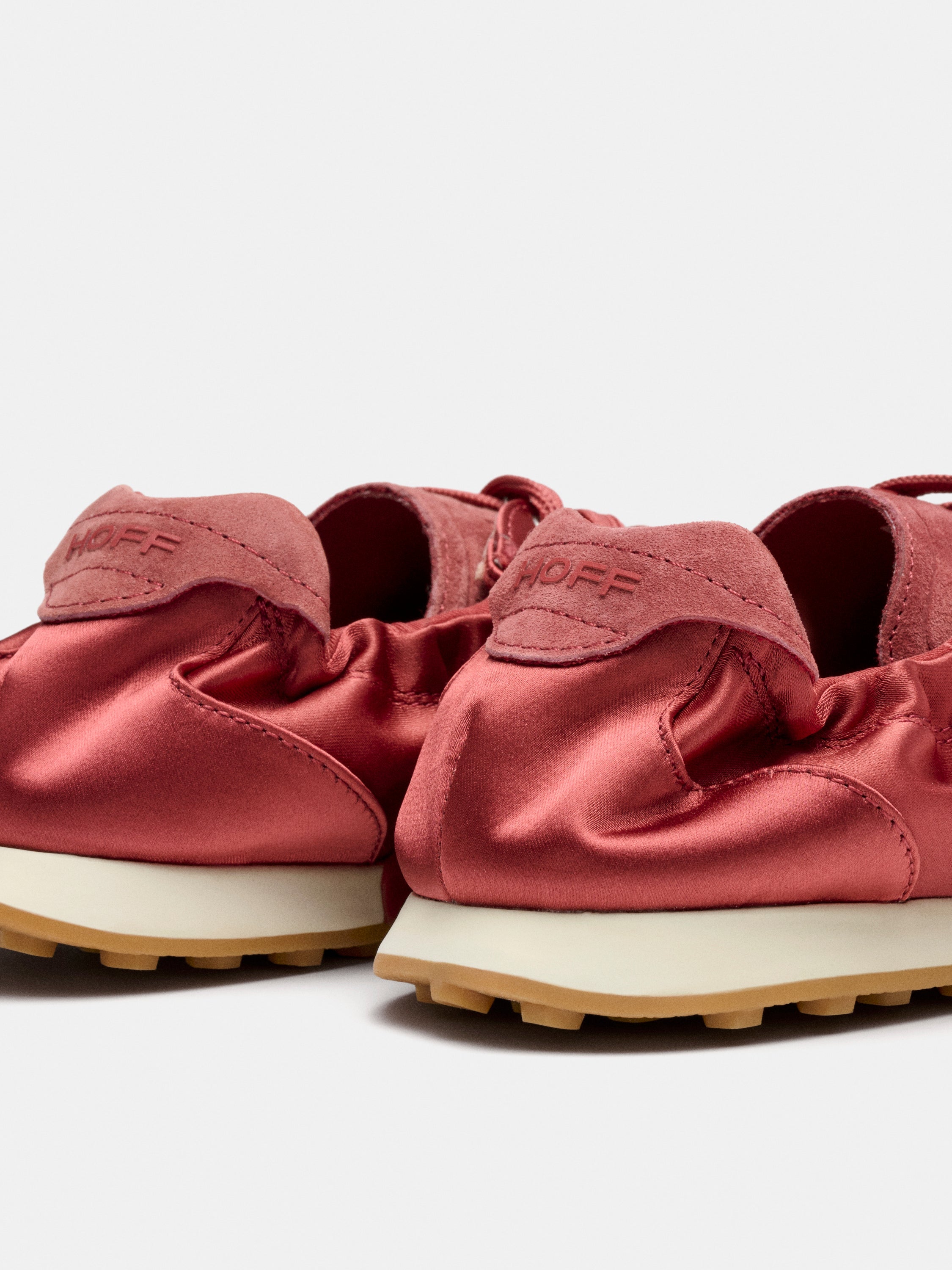 Sneakers for woman BRIDGE SATIN TERRACOTTA by HOFF