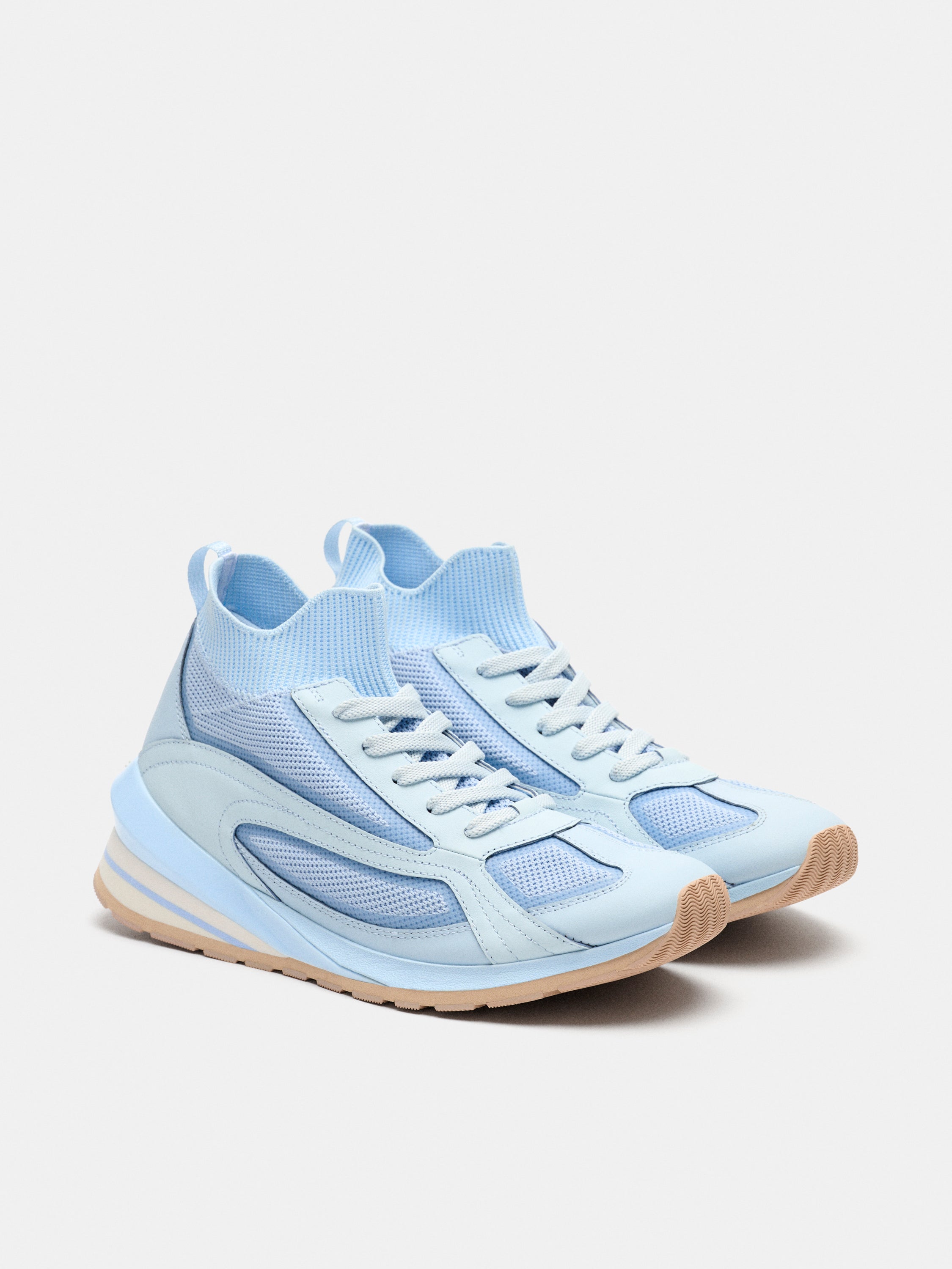 SEVEN FLYKNIT RUNNER LIGHT BLUE