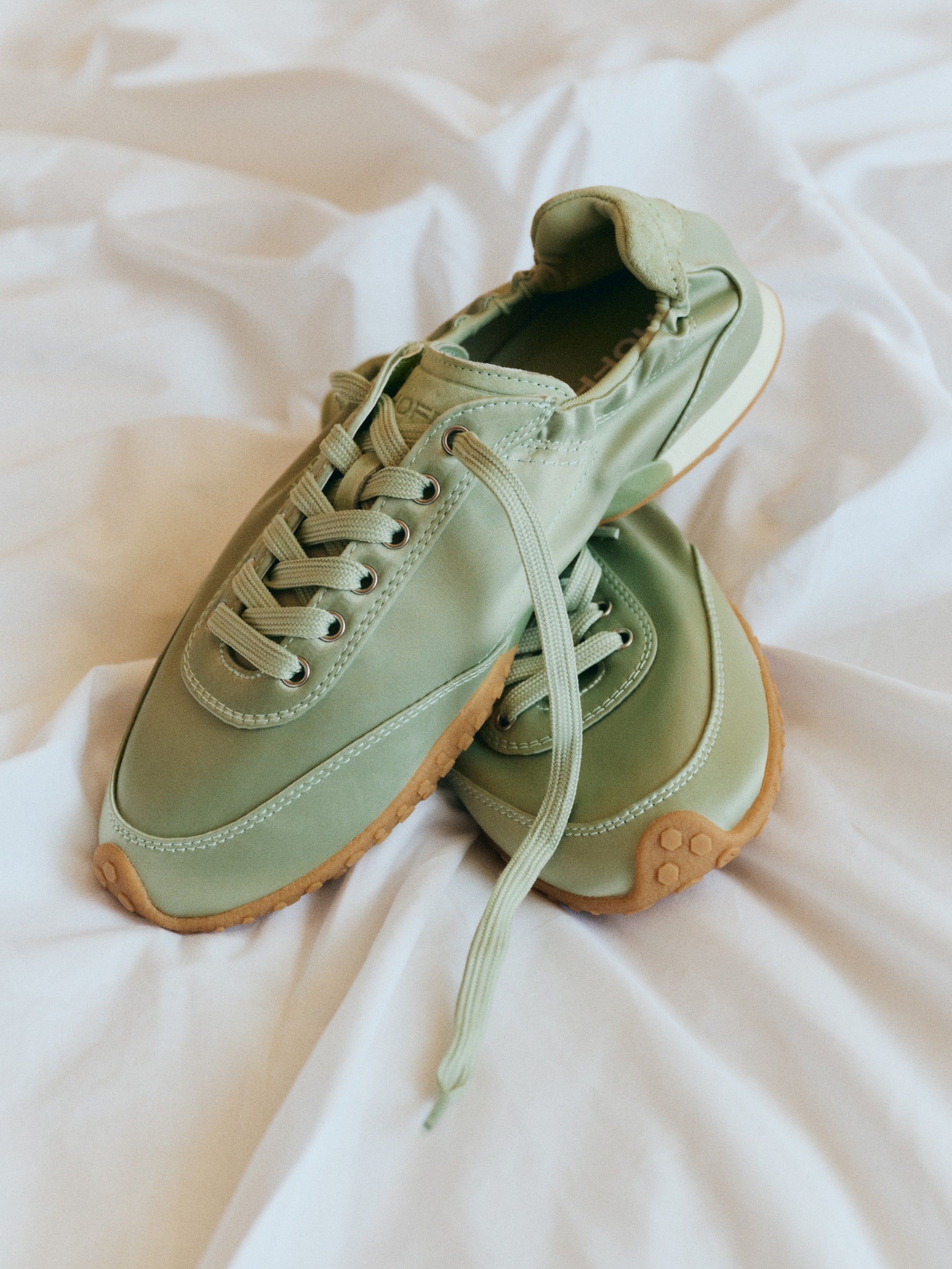 Sneakers for woman BRIDGE SATIN MINT by HOFF